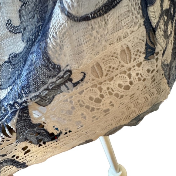 ❤️*GORGEOUS OPEN FRONT TOPPER w/LACE DETAIL SPRING/SUMMER CHICO SIZE: 1 = 8/10 - Picture 7 of 11